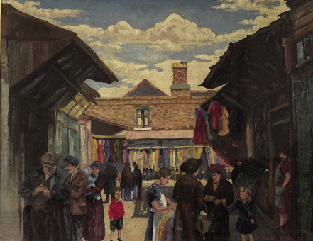 MOORE STREET 1938 by Fergus O'Ryan sold for 6,094 at Whyte's Auctions