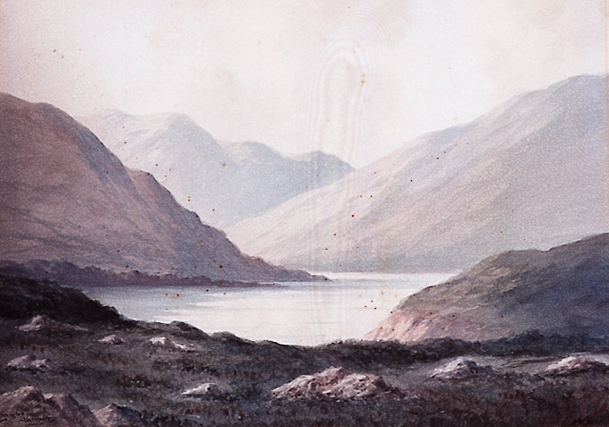 MOUNTAINS AND LAKE SCENES (A PAIR) by Douglas Alexander sold for 2,666 at Whyte's Auctions