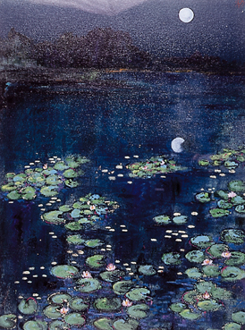 LILY POND by David Gordon Hughes sold for 3,047 at Whyte's Auctions