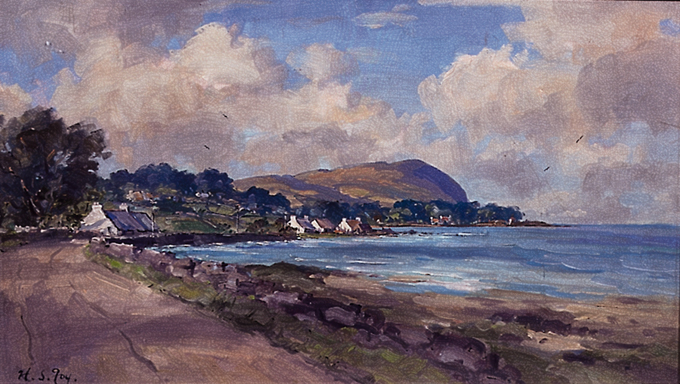 NEAR BALLYGALLY HEAD, COUNTY ANTRIM by Henry Foy sold for 533 at Whyte's Auctions