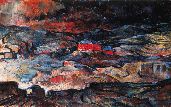 THE RED HOUSE by Mary Swanzy sold for 4,698 at Whyte's Auctions