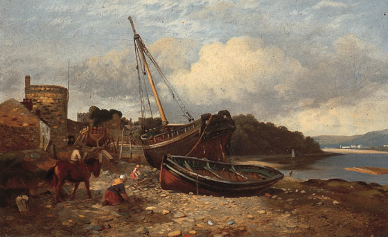 ON THE CONWAY and NEAR THE MENAI BRIDGE [A PAIR] by William Gillard sold for 2,285 at Whyte's Auctions