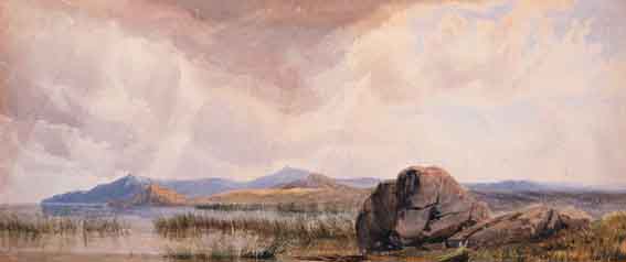 COASTAL LANDSCAPE by John Faulkner sold for 1,587 at Whyte's Auctions
