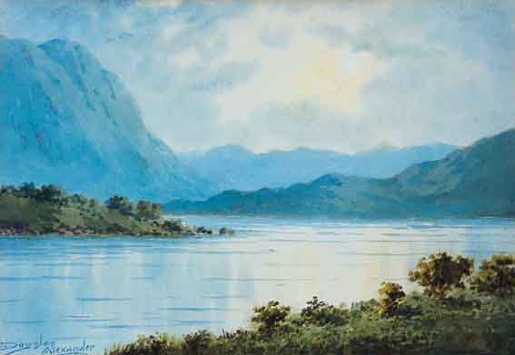 ON CARAGH LAKE, COUNTY KERRY by Douglas Alexander sold for 1,117 at Whyte's Auctions