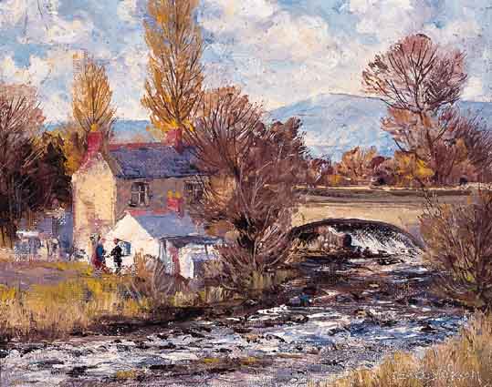THE DODDER AT MILLTOWN by Fergus O'Ryan sold for 3,047 at Whyte's Auctions