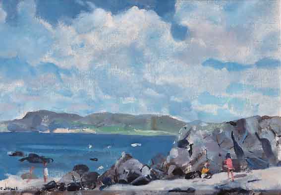ROCKS AND STRAND by James le Jeune sold for 4,063 at Whyte's Auctions