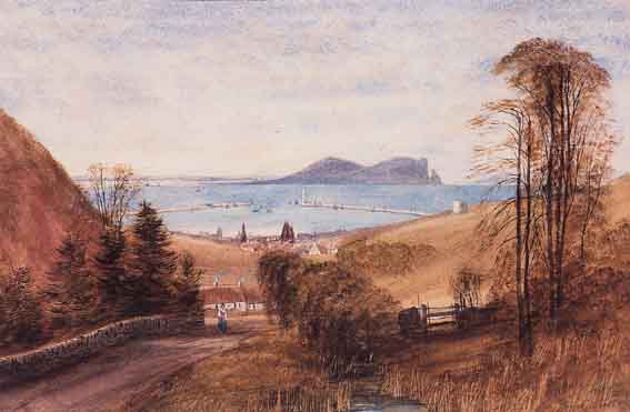 A VIEW OF HOWTH HARBOUR by Andrew Nicholl sold for 4,063 at Whyte's Auctions