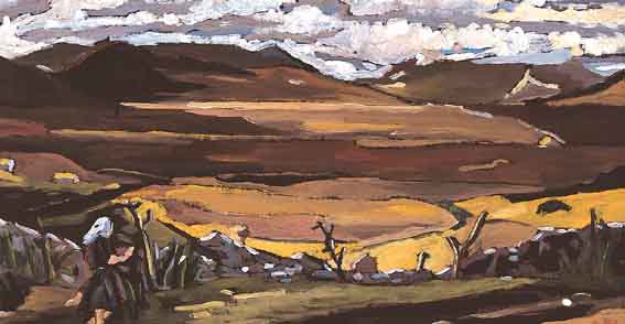 ACROSS THE BOG - LOUISBURGH (COUNTY MAYO) by Kitty Wilmer O'Brien sold for 2,158 at Whyte's Auctions