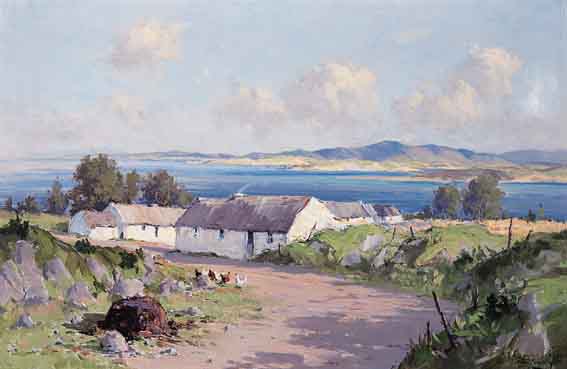 SHEEPHAVEN BAY, COUNTY DONEGAL by Rowland Hill sold for 5,078 at Whyte's Auctions
