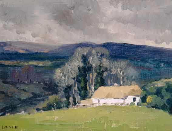 THE FARMSTEAD, WICKLOW HILLS by Charles Vincent Lamb sold for 4,316 at Whyte's Auctions