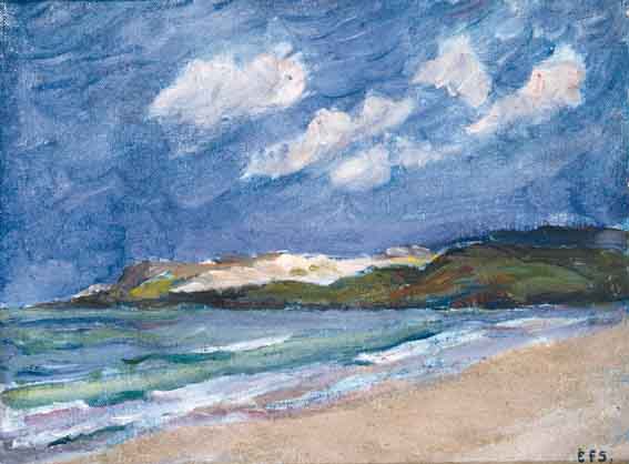 TRAMORE STRAND, DONEGAL by Estella Frances Solomons sold for 2,666 at Whyte's Auctions