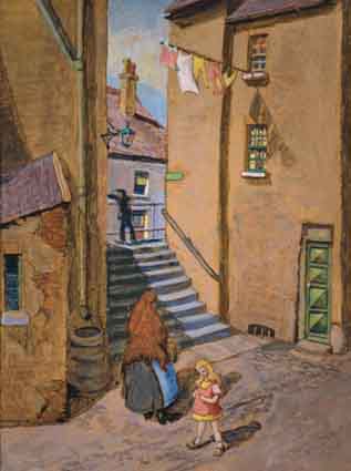 THE GREEN DOOR by Harry Kernoff sold for 19,045 at Whyte's Auctions