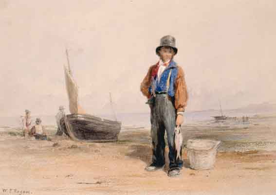 A FISHERMAN HOLDING A POLLACK by William P. Rogers sold for 2,285 at Whyte's Auctions