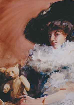 PORTRAIT OF LILY DUDLEY LINDSAY by Sir Robert Ponsonby Staples sold for 2,158 at Whyte's Auctions