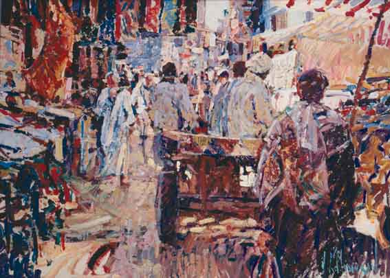MARKET STUDY, LUXOR by Arthur K. Maderson sold for 7,237 at Whyte's Auctions