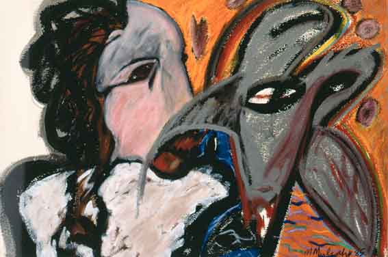 TWO HEADS by Michael Mulcahy sold for 1,904 at Whyte's Auctions