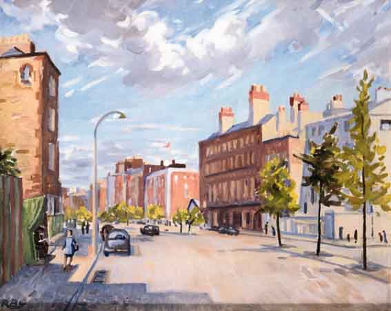 BAGGOT STREET by Rosaleen Brigid Ganly sold for 1,904 at Whyte's Auctions