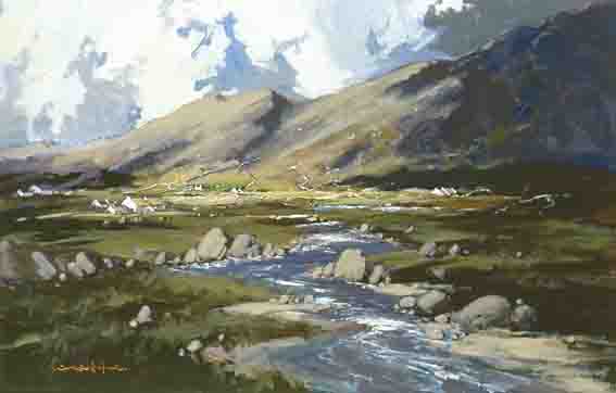 DONEGAL LANDSCAPE by George K. Gillespie sold for 6,983 at Whyte's Auctions