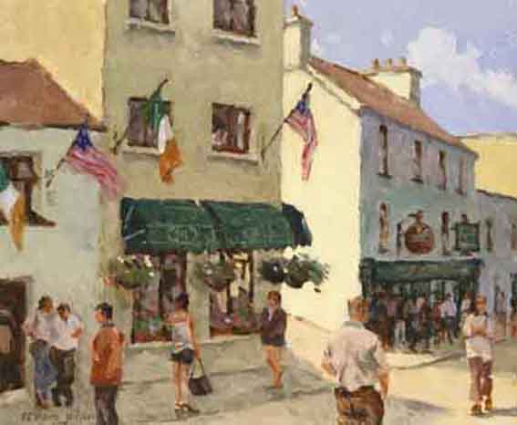 REGATTA DAY, ROUNDSTONE by Desmond Hickey sold for 2,300 at Whyte's Auctions