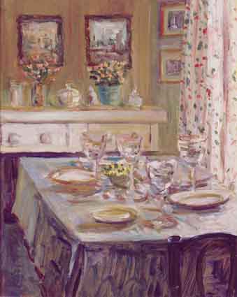 DINING ROOM INTERIOR by James O'Halloran sold for 2,000 at Whyte's Auctions