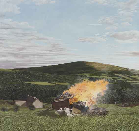 A FIRE IN THE LAND (BLAZE) by Martin Gale sold for 6,200 at Whyte's Auctions