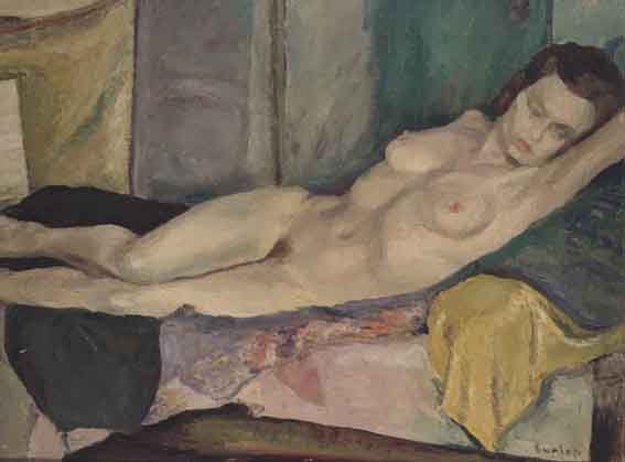 RECLINING NUDE by Ronald Ossory Dunlop sold for 5,500 at Whyte's Auctions