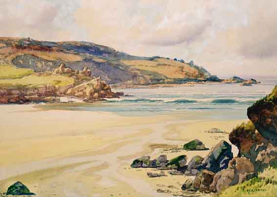 THE COAST, COUNTY DONEGAL by Bea Orpen sold for 1,600 at Whyte's Auctions