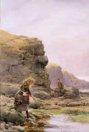 TWO FIGURES BY A SHORELINE by Helen O'Hara sold for 5,000 at Whyte's Auctions