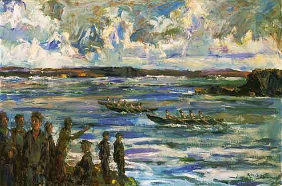 THE REGATTA by Robert Taylor Carson sold for 8,500 at Whyte's Auctions