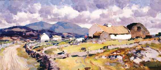 BALLINABOY, CONNEMARA by Gyrth Russell sold for 1,600 at Whyte's Auctions
