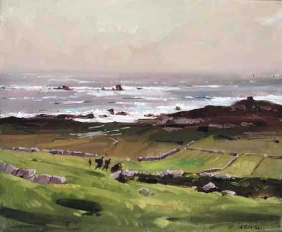 ROSGUIL, COUNTY DONEGAL by Robert Taylor Carson sold for 5,000 at Whyte's Auctions