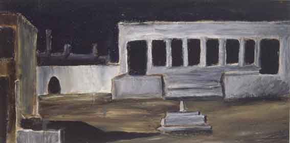 ROMAN RUINS AT NIGHT by Christy Brown sold for 1,000 at Whyte's Auctions