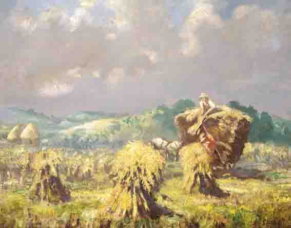 HAYMAKING by Sen O'Sullivan sold for 3,600 at Whyte's Auctions