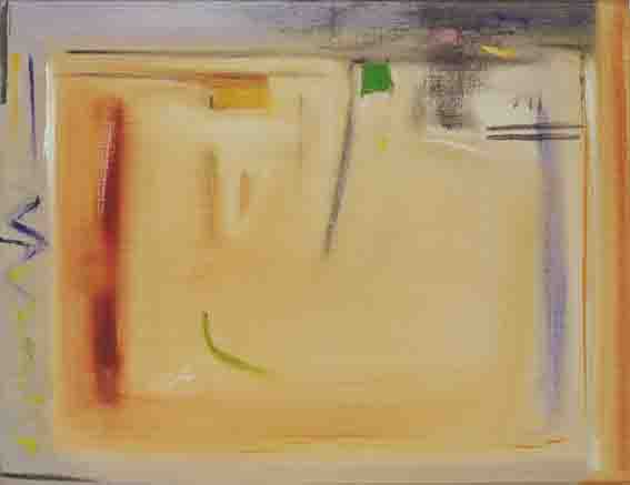 ORANGE ABSTRACT by Mike Fitzharris (b.1952) at Whyte's Auctions
