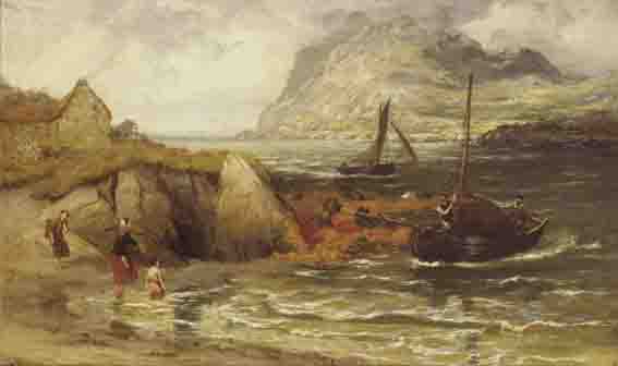 KILLARY BAY, CONNEMARA by Thomas Rose Miles sold for 4,000 at Whyte's Auctions