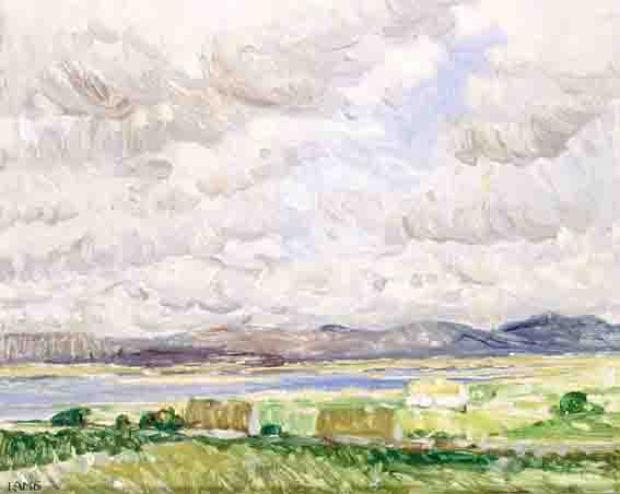 A BREAK IN THE CLOUDS, WEST OF IRELAND by Charles Vincent Lamb sold for 5,000 at Whyte's Auctions