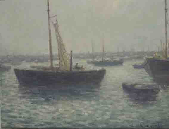 FISHING BOATS by William Mason sold for 2,000 at Whyte's Auctions