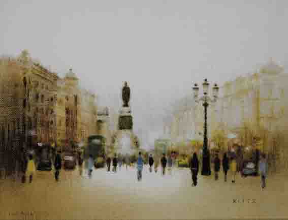 O'CONNELL STREET, DUBLIN by Anthony Robert Klitz sold for 2,800 at Whyte's Auctions