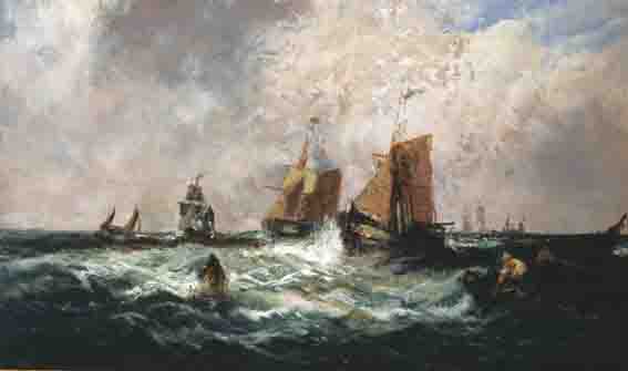 IN THE NORTH SEA by Edwin Hayes sold for 8,000 at Whyte's Auctions