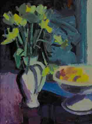 LEMON, FLOWERS AND APRICOTS by Brian Ballard sold for 4,400 at Whyte's Auctions