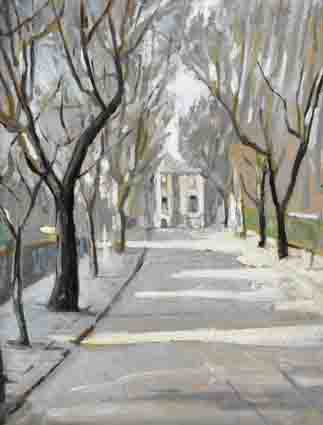 LEESON PARK (IN SNOW) by Kitty Wilmer O'Brien sold for 3,000 at Whyte's Auctions