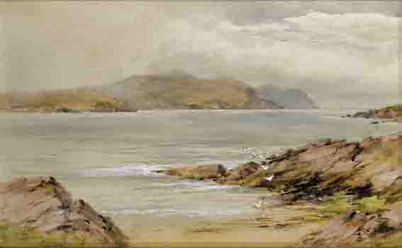 A COASTAL INLET by William Bingham McGuinness sold for 1,400 at Whyte's Auctions