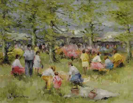THE FAIRGROUND by Elizabeth Brophy sold for 2,600 at Whyte's Auctions