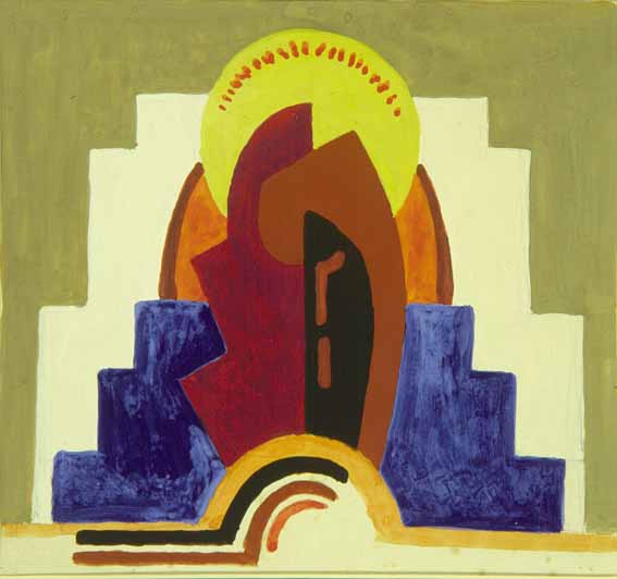 ABSTRACT COMPOSITION (HOLY FAMILY) by Mainie Jellett sold for 4,800 at Whyte's Auctions