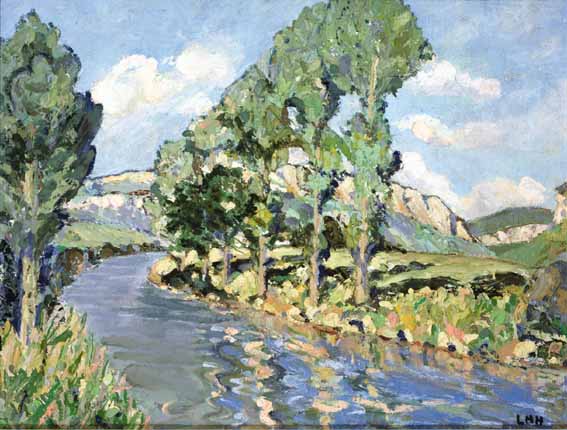 RIVERSIDE LANDSCAPE by Letitia Marion Hamilton sold for 12,500 at Whyte's Auctions