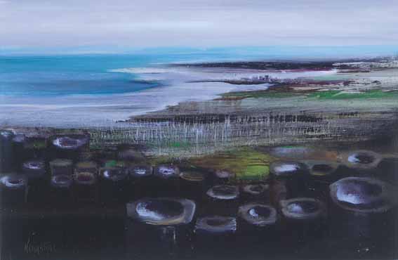 SHORE (GIANT'S CAUSEWAY) by Richard Kingston sold for 8,500 at Whyte's Auctions