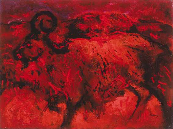 MOUNTAIN GOAT by Desmond Carrick sold for 1,600 at Whyte's Auctions