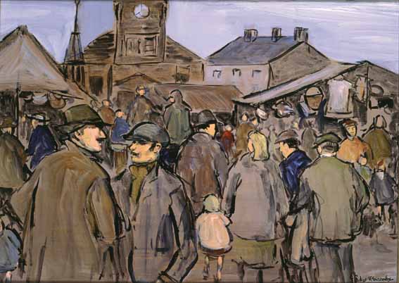 AT THE LAMMAS FAIR by Gladys Maccabe sold for 5,700 at Whyte's Auctions