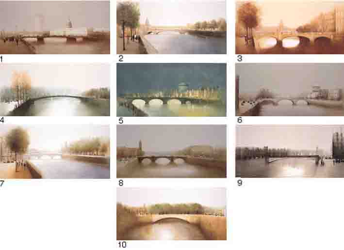 DUBLIN'S LIFFEY BRIDGES - A SET OF TEN by Anthony Robert Klitz sold for 22,000 at Whyte's Auctions