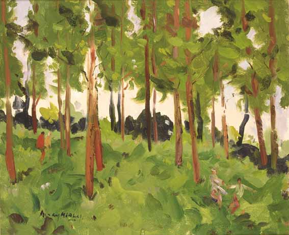 EDGE OF THE FOREST by Henry Healy sold for 2,400 at Whyte's Auctions